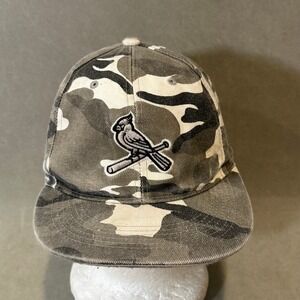 Max Headgear St Louis Cardinals Camo Snapback Hat Grey White Baseball Cap